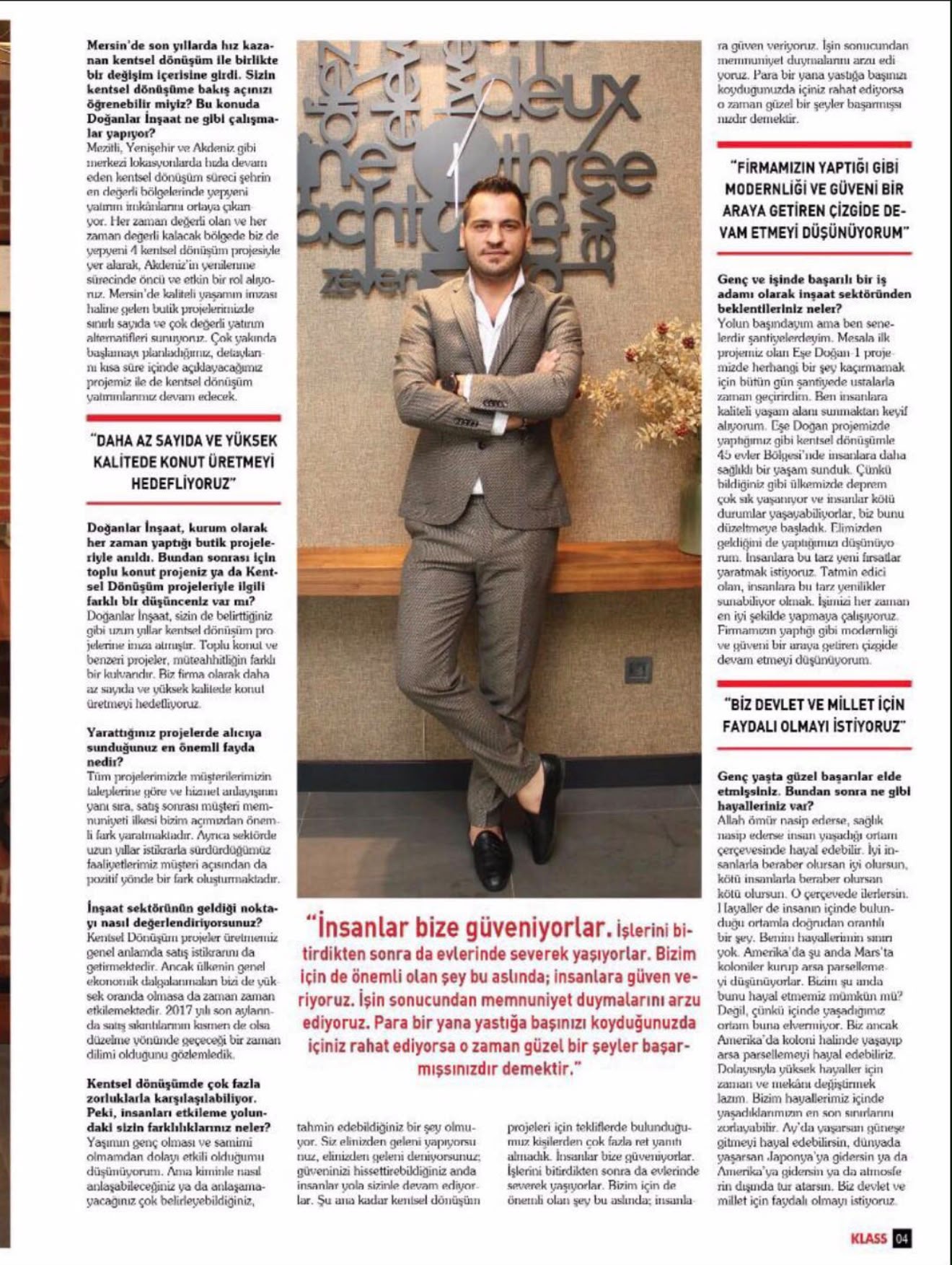 Modern iç mekan tadilatı